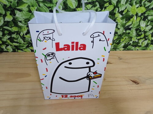 Bento Flork Sacola Personalizada Pronta Entrega