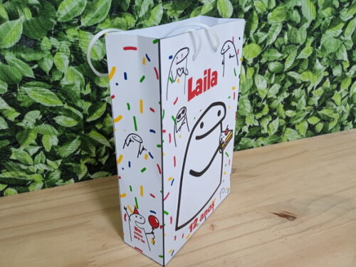 Bento Flork Sacola Personalizada Pronta Entrega