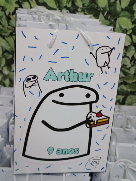 Bento Florky Sacola Personalizada Pronta Entrega