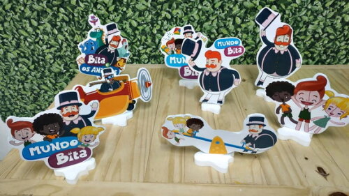 Bita Kit de Mesa Tipo Displays 8 Peças Pronta Entrega