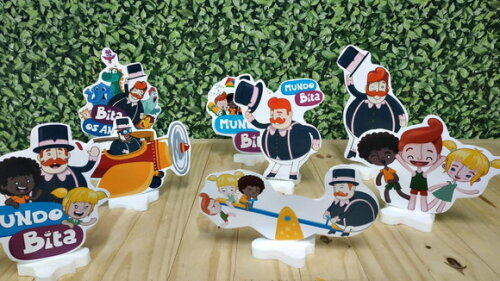 Bita Kit de Mesa Tipo Displays 8 Peças Pronta Entrega