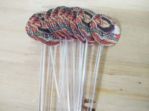 Black Clover Topper para Docinhos 36 Unid Pronta Entrega