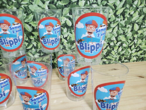 Blippi Copo 300 ml Personalizado Pronta Entrega