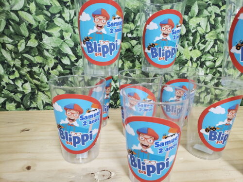 Blippi Copo 300 ml Personalizado Pronta Entrega