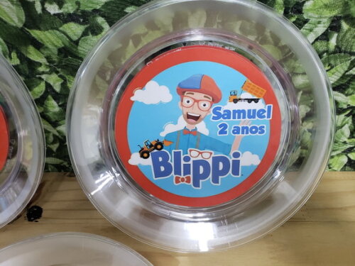 Blippi Prato Sobremesa Personalizado Pronta Entrega