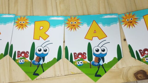 Bob Zoom Varal Personalizado Parabens Mais Nome P Entrega