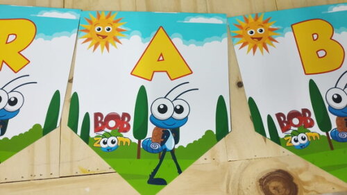 Bob Zoom Varal Personalizado Parabens Mais Nome P Entrega