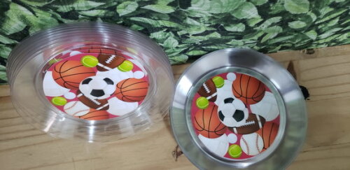 Bolas Esportivas Prato Sobremesa Personalizado Pront Entrega