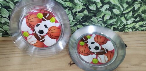 Bolas Esportivas Prato Sobremesa Personalizado Pront Entrega