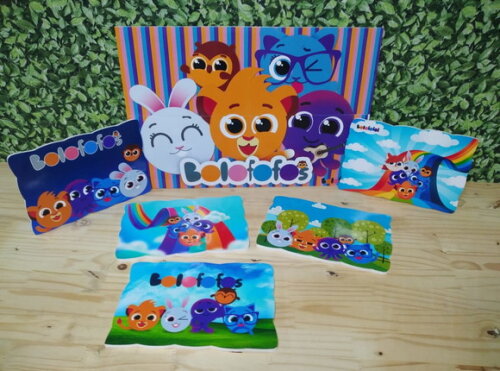Bolofofos Kit de Parede 6 Peças Pronta Entrega