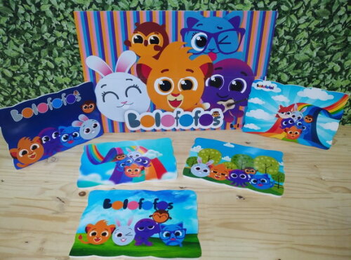 Bolofofos Kit de Parede 6 Peças Pronta Entrega