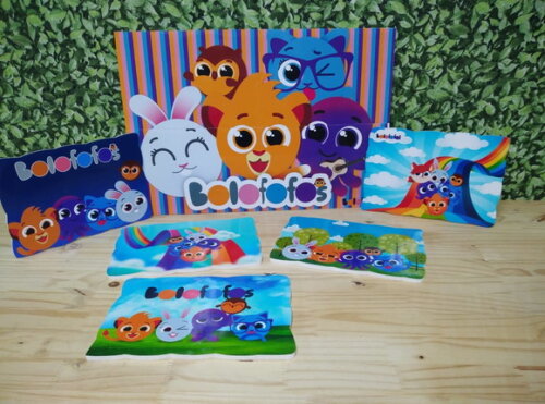 Bolofofos Kit de Parede 6 Peças Pronta Entrega