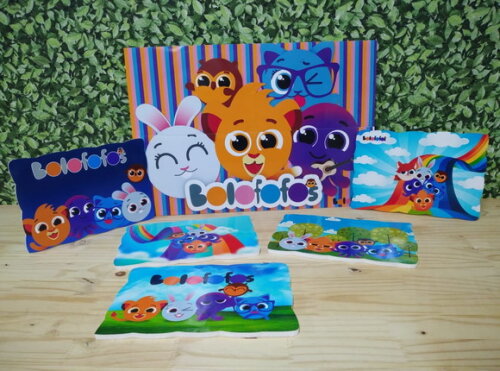 Bolofofos Kit de Parede 6 Peças Pronta Entrega