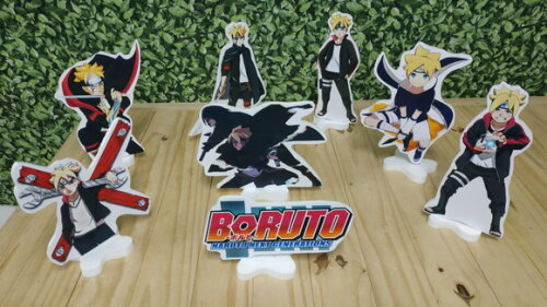 Boruto Kit de Mesa Displays 8 Peças Pronta Entrega