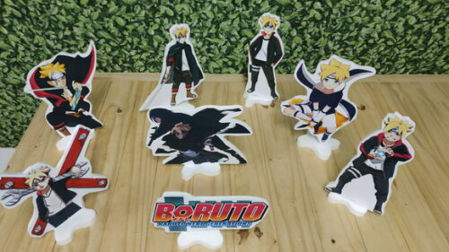 Boruto Kit de Mesa Displays 8 Peças Pronta Entrega