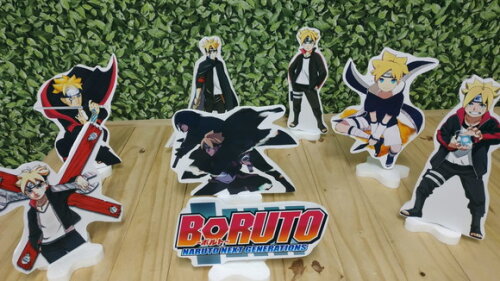 Boruto Kit de Mesa Displays 8 Peças Pronta Entrega