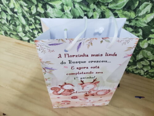 Bosque Sacola Personalizada Pronta Entrega