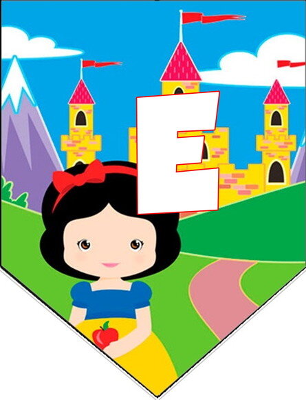 Branca de Neve Baby Varal Parabes Mais Nome P Entrega