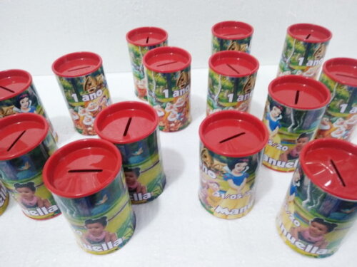Branca de Neve Cofrinhos Personalizados Pronta Entrega