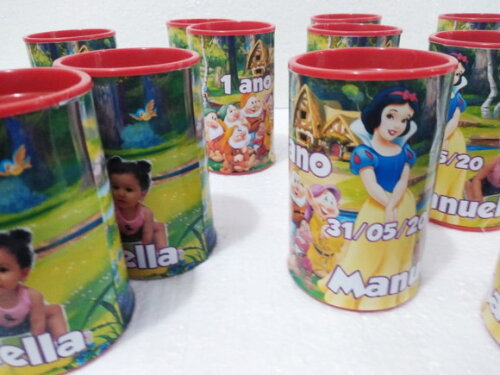 Branca de Neve Cofrinhos Personalizados Pronta Entrega