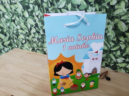 Branca de Neve e os 7 Anões Sacola Personalizada