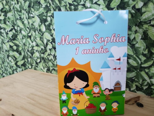 Branca de Neve e os 7 Anões Sacola Personalizada