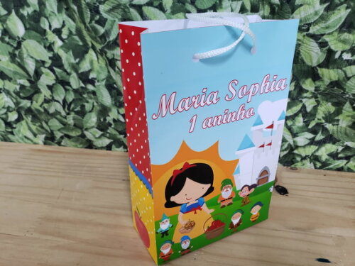 Branca de Neve e os 7 Anões Sacola Personalizada