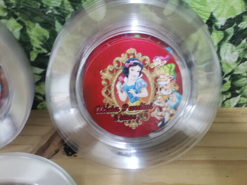 Branca de Neve Prato Sobremesa Personalizado