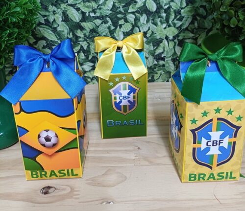 Brasil Caixa Milk Personalizada Copa 2026 Pronta Entrega