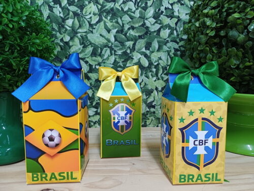 Brasil Caixa Milk Personalizada Copa 2026 Pronta Entrega