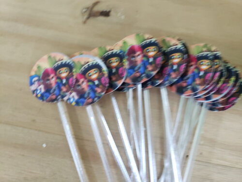 Braw Star Topper para Docinhos 36 Unidades