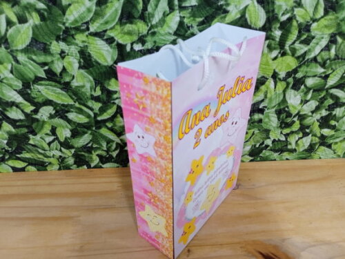 Brilha Brilha Estrelinha Sacola Personalizada Pronta Entrega