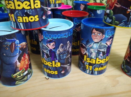 Caçadores de Trolls Cofrinhos Personalizados