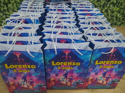 Caçadores de Trolls Sacola Personalizada Pronta Entrega