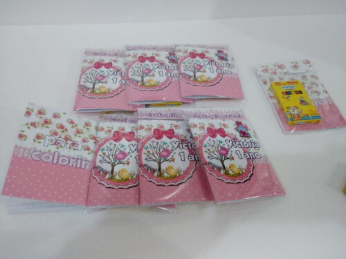 Caderninho Jardim Encantado Personalizado Pronta Entrega