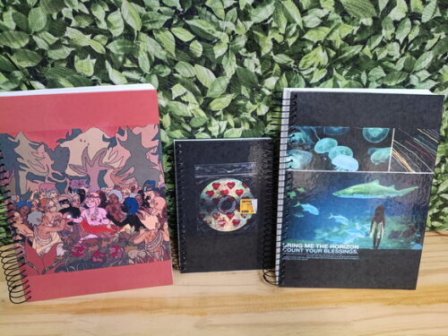 Cadernos 200 Fls 2 Unid + 1 Caderno 1/4 96fls Personalizados