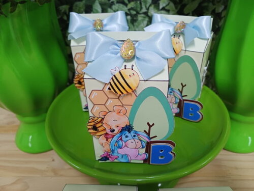 Caixa Milk Luxo Lembrancinhas Pooh