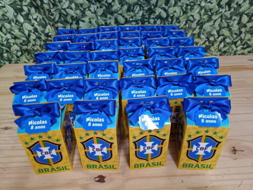 Caixa Milk Personalizada Pronta Entrega Copa 2026