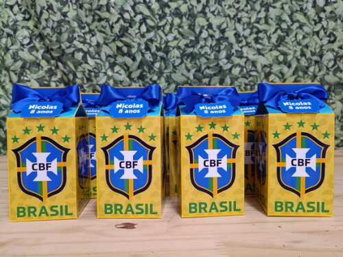 Caixa Milk Personalizada Pronta Entrega Copa 2026