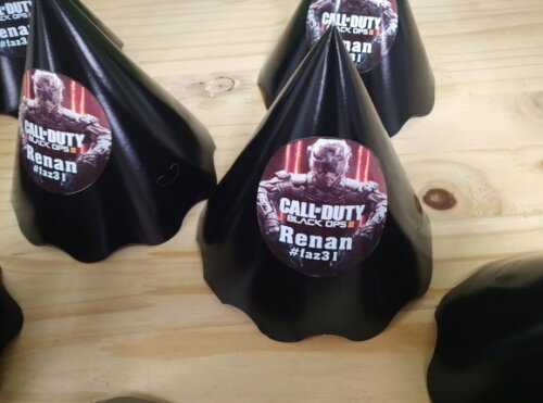 Call Of Duty Chapéuzinhos Personalizados Pronta Entrega
