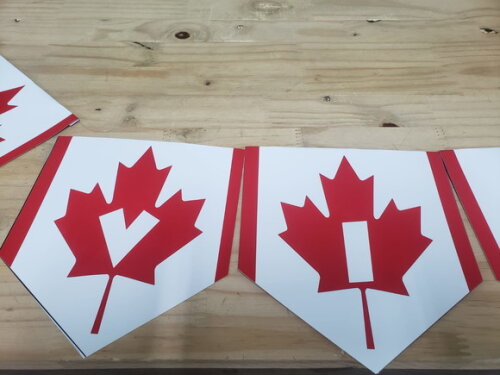 Canadá Varal Personalizado Boa Viagem Mais Nome