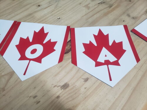 Canadá Varal Personalizado Boa Viagem Mais Nome