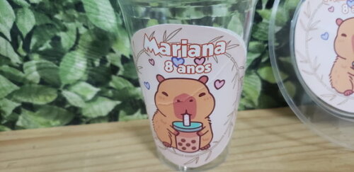 Capivara Descartáveis Personalizados Pronta Entrega