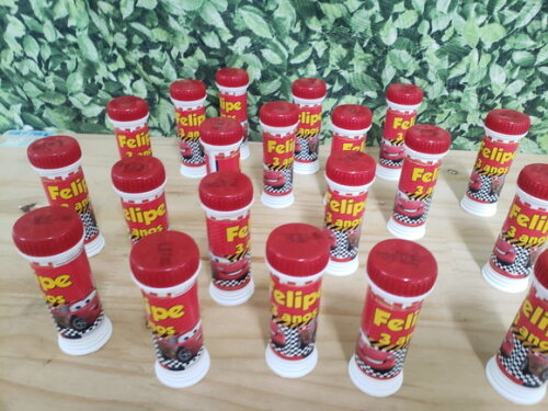 Carros Lembrancinha Bolinha de Sabão Personalizada
