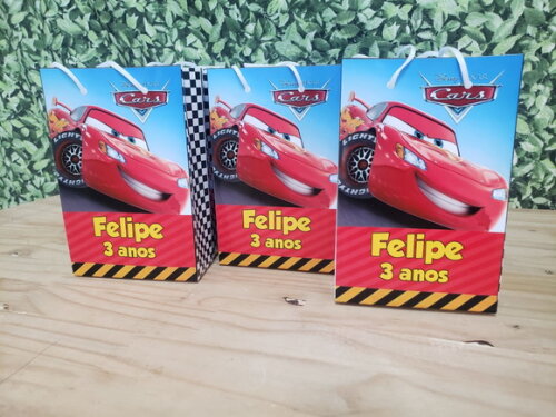 Carros Sacola Personalizada Pronta Entrega