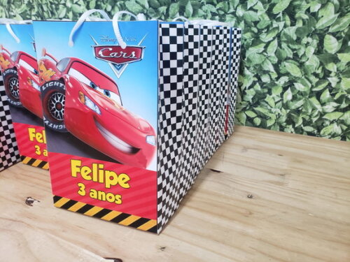 Carros Sacola Personalizada Pronta Entrega