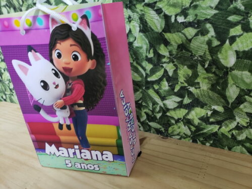 Casa Mágica da Gabby Sacola Personalizada Pronta Entrega