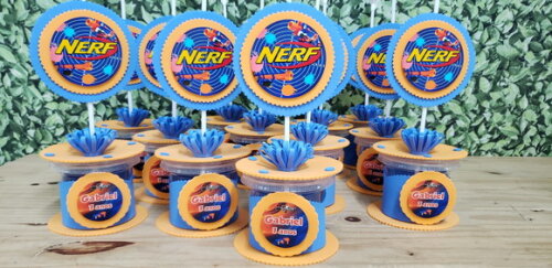 Centro de Mesa e ou Lembrancinhas Nerf