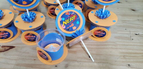 Centro de Mesa e ou Lembrancinhas Nerf