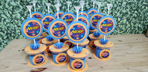 Centro de Mesa e ou Lembrancinhas Nerf